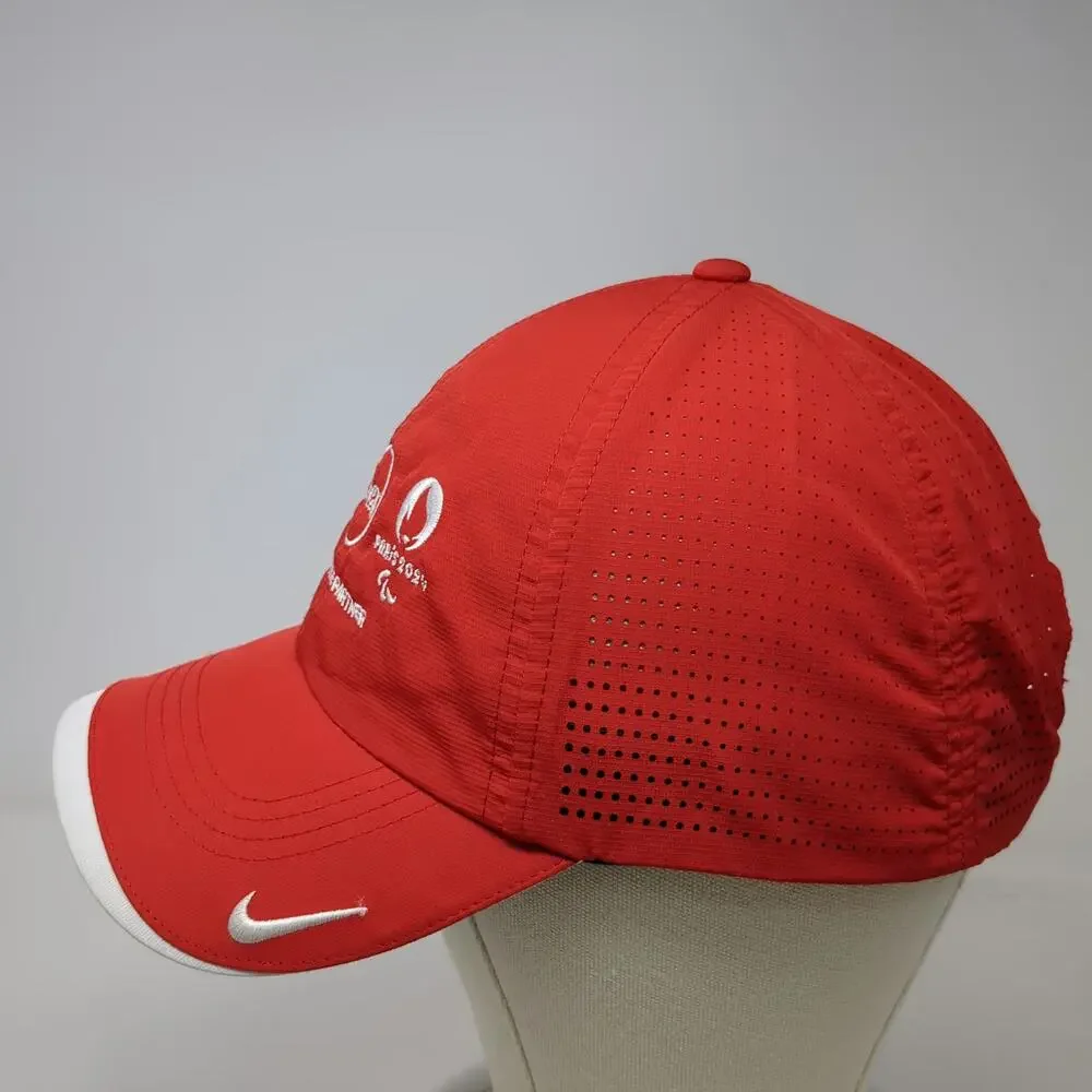 Nike Baseball Cap Red L Paris 2024 Olympics Coca-Cola Dri-FIT Strapback Hat